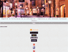 Tablet Screenshot of cafeinternetversalles.com